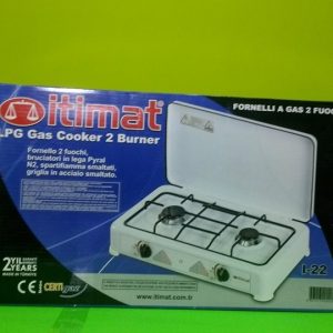 Hornillo de gas de sobremesa Itimat 2 Fuegos