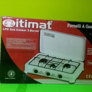 Hornillo Gas de Sobremesa Itimat 3 Fuegos