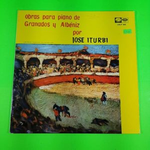 Disco Vinilo Obras para Piano de Granados y Albéniz por Jose Iturbi. Producto Segunda mano