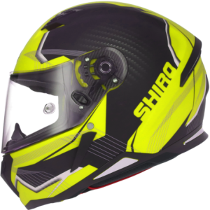 Casco Shiro SH-890 LOSAIL NG Mate-Amarillo Fluor