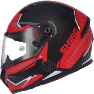 Casco Shiro SH-890 LOSAIL NG Mate-Rojo
