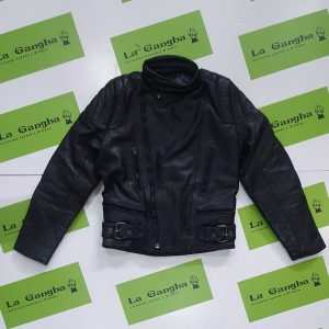 Chaqueta Motorista Piel Delber. Protecciones Codos. Talla 46.