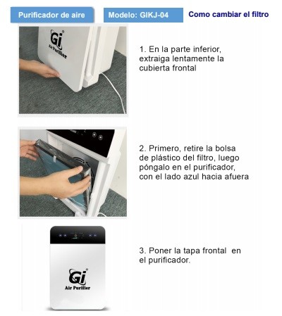 Purificador de Aire HEPA 13 Galaxy Innovations GI-04.