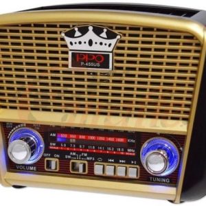 Radio USB Portátil Retro RsDO RD-455US. FM – AM – SW. USB – TF hasta 32Gb.