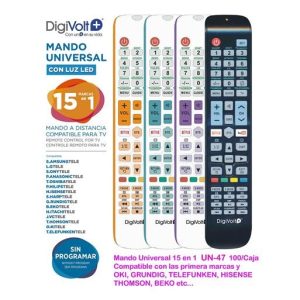 Mando Universal Para 15 Marcas Digivolt UN-47.