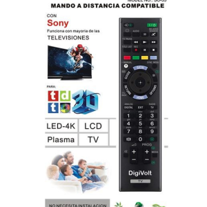 Mando a Distancia Digivolt Compatible Sony SO-33.