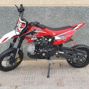 Pit Bike Pit Speed Semiautomática 125cc 4 tiempos. 4 Marchas. Ruedas 12-10. Altura 70cm. Arranque a patada o Electrico.