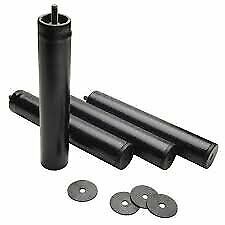 Juego de patas redondas cilindricas para Somier o Base tapizada Tapiflex.