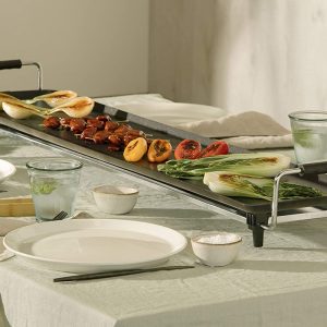 Plancha Grill Eléctrica XL Royal Swiss 1800W. Dimensiones 100x22x13cm