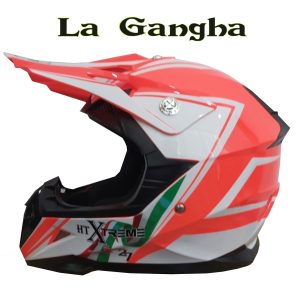 Casco Cross Infantil HT Xtreme Naranja. Tallas YM