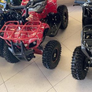 Miniquad Hummer 49cc. Ruedas 6 pulgadas. Ideal para niños de 3 a 7 años. Con portaequipajes. Producto Nuevo.