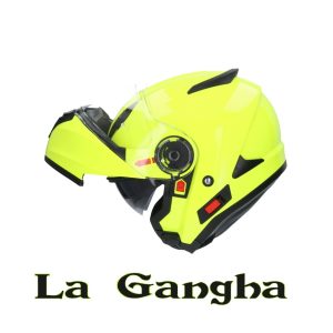 Casco Modular Shiro SH-508 Fluor Yellow. Producto Nuevo