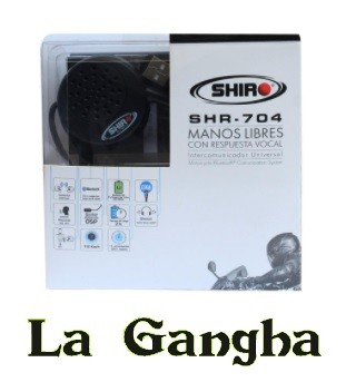 Intercomunicador Universal Bluetooth Shiro SHR-704. Producto Nuevo