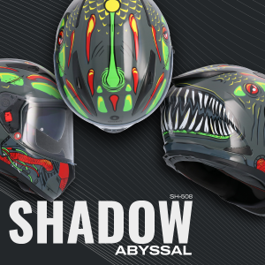 Casco Integral Shiro SH-605 Abyssal. Incluye gafas de sol. Producto Nuevo