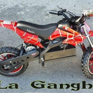 Minicross Eléctrica Neon 1000W. Velocidad regulable en 3 posiciones . Para niños hasta 10 años. Producto Nuevo