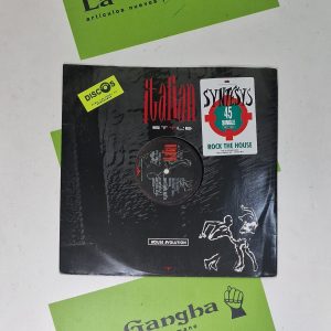 Disco Vinilo Italian Style Syntesys Rock The House. Producto Segunda Mano