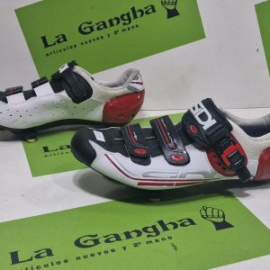 Zapatillas Ciclismo Carretera Sidi Carbon. Talla 45. Incluye Calas. Producto Segunda mano